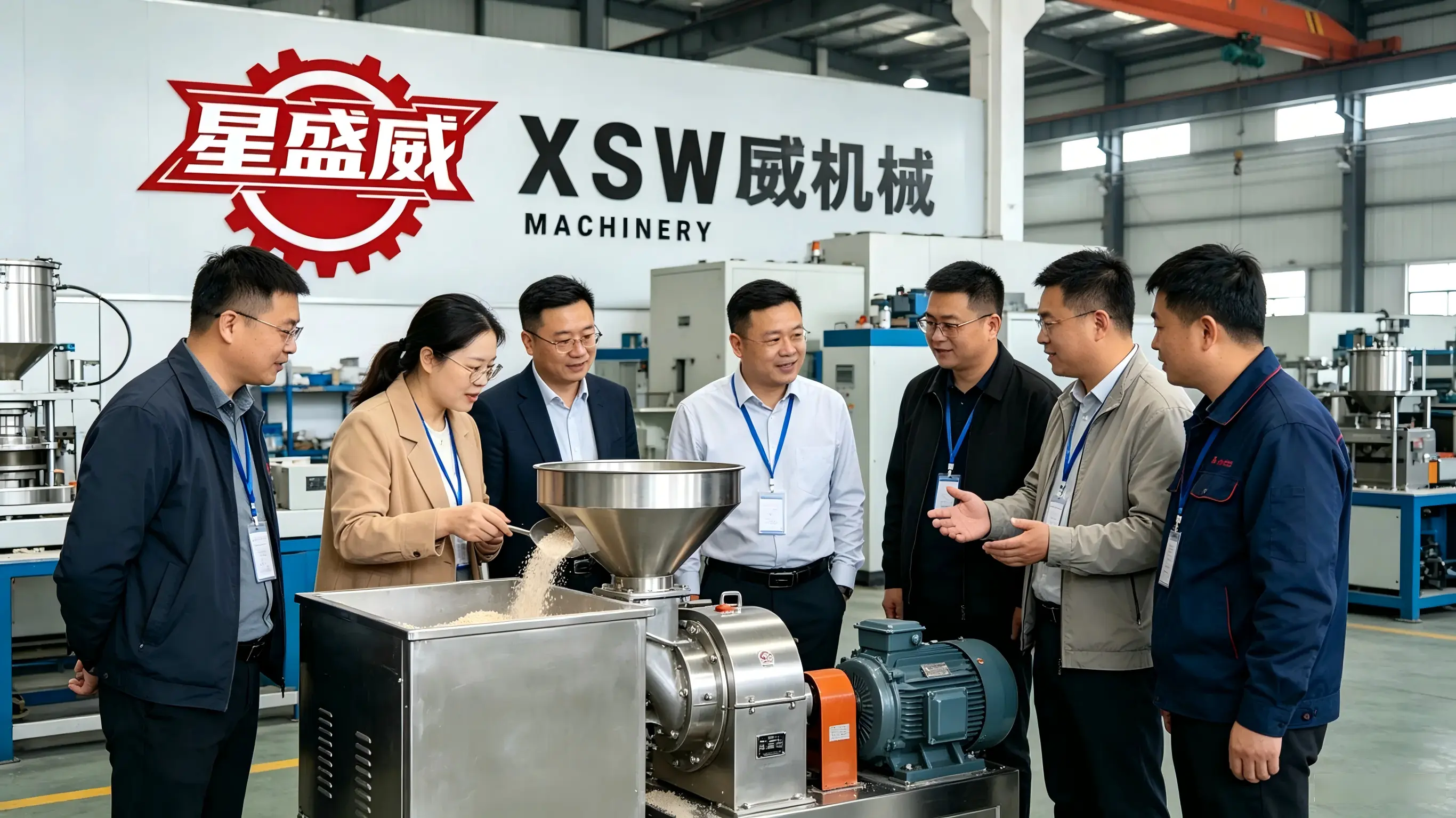 Efter 8 månaders testning och optimering har Xingshengwei Machinerys nya generationens förbättrade version av Ultra Pulverizer officiellt gått i massproduktion
