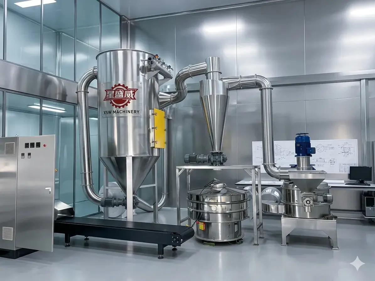 Xingshengwei Machinery hjälper välkända europeiska läkemedelsföretag att fördubbla sin produktionskapacitet för ultrafin malning